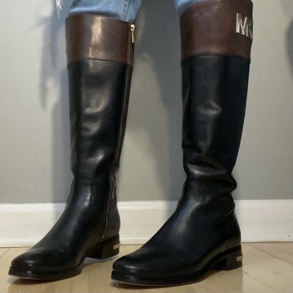 MK leather boots👢😍